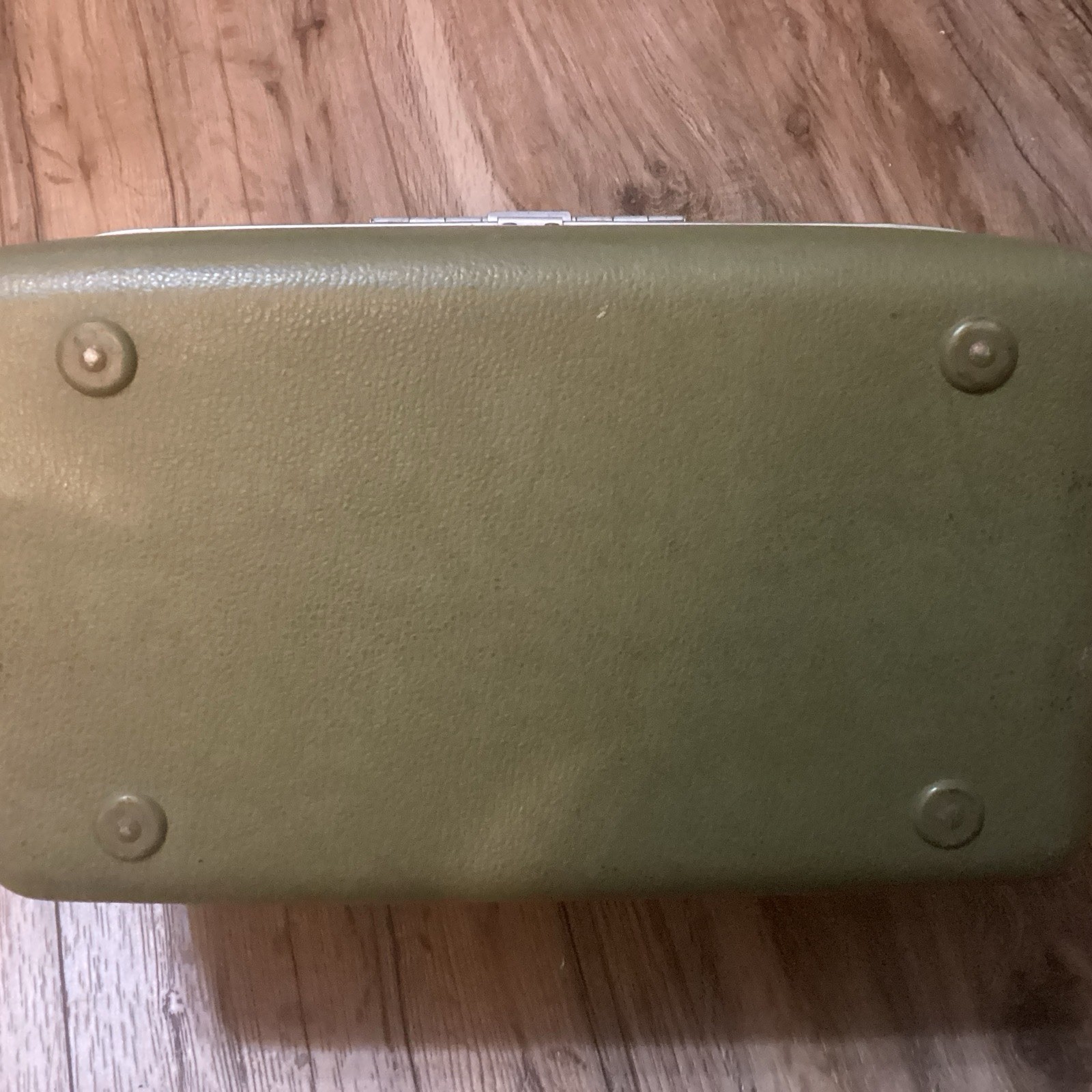 Samsonite Royal Traveller Medalist Train Makeup Case Avocado Green W/key
