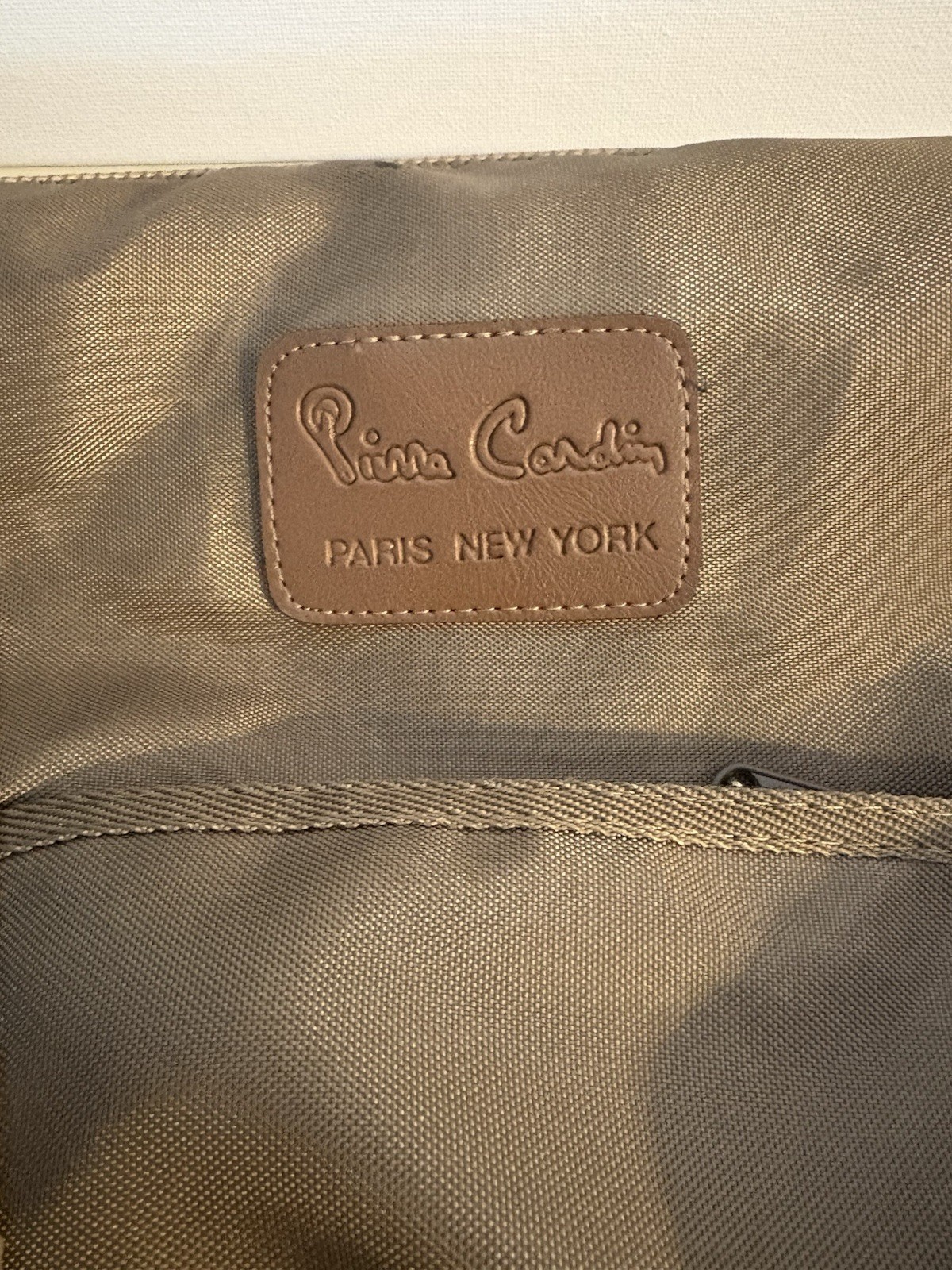 Vintage Pierre Cardin Butterscotch Carry-on Duffle Paris New York