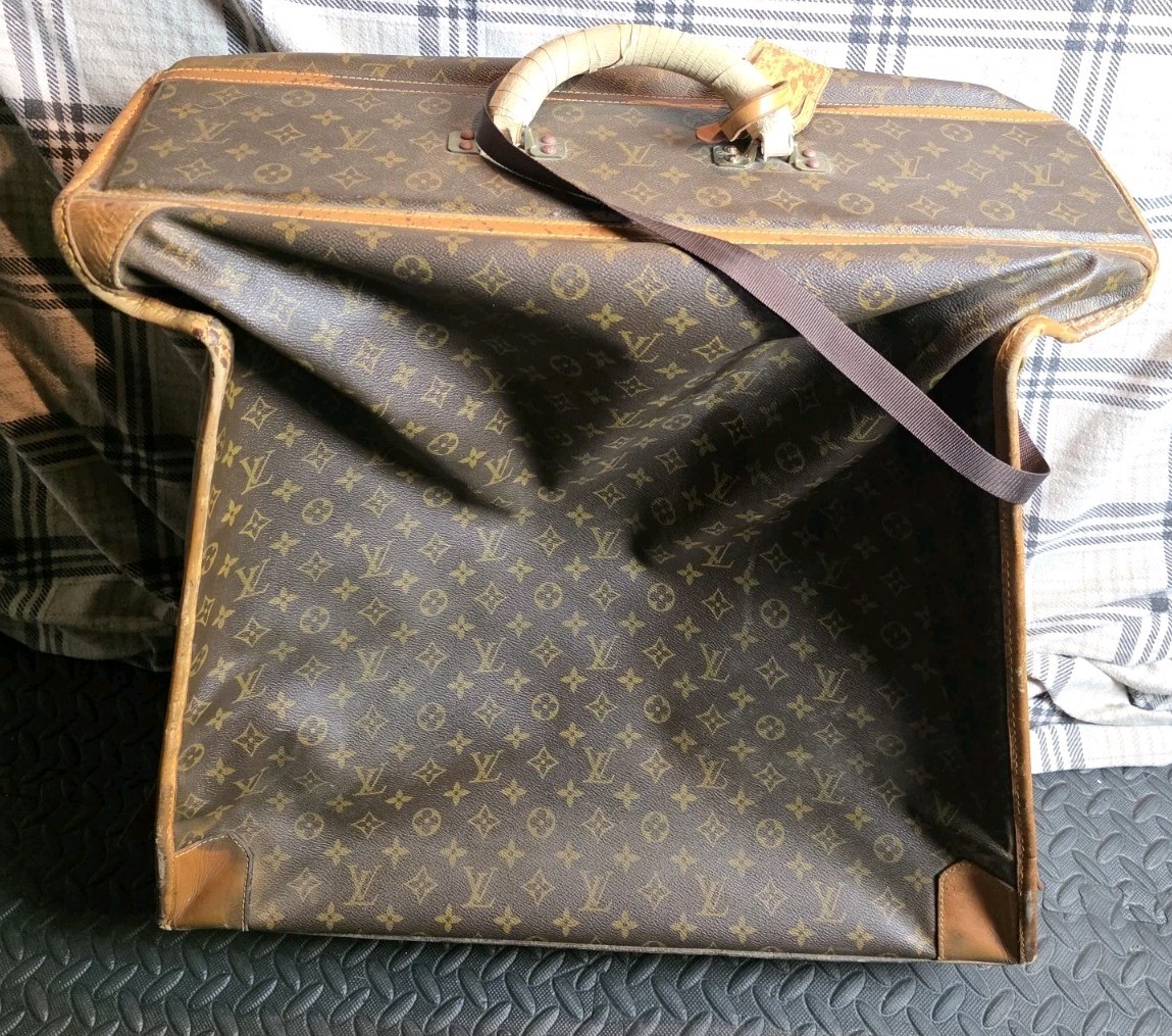 Louis Vuitton Monogram Garment Bag Canvas Suitcase Travel Luggage With Hangers