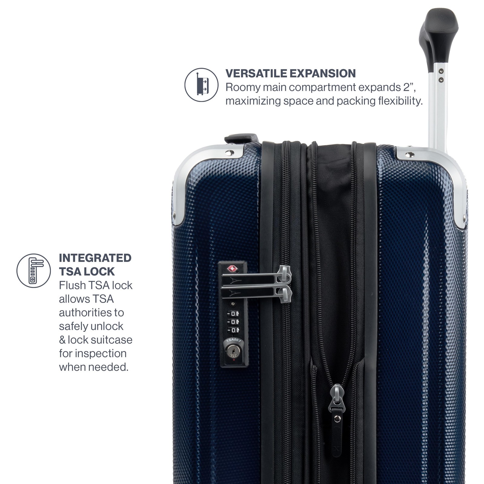 Travelpro Pathways 3 Hardside Expandable Luggage 8 Spinner Wheels Lightweight
