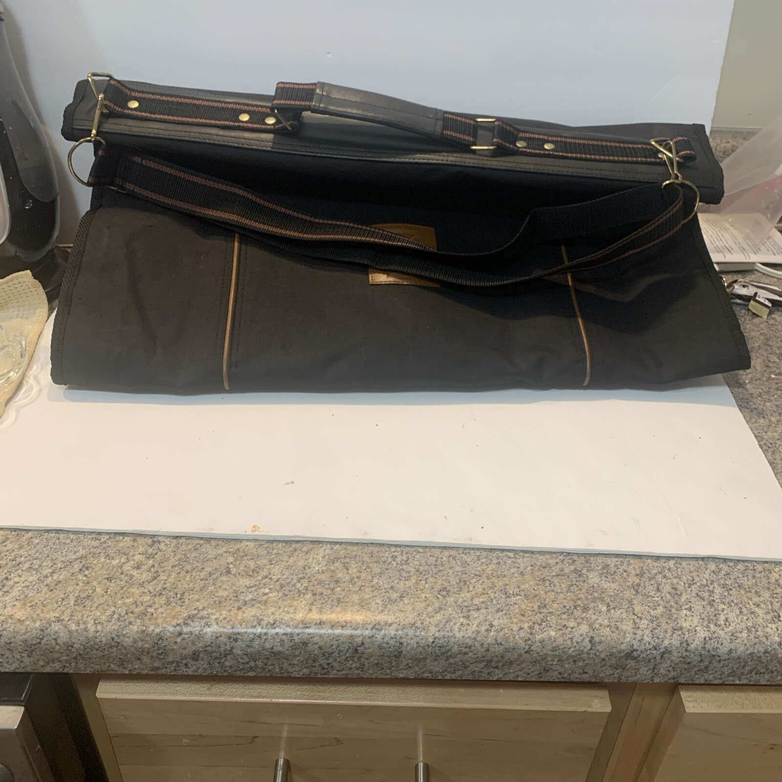 Paul Sebastian Duffel/garment bag 45”l X 22”wX 3”deep NOS