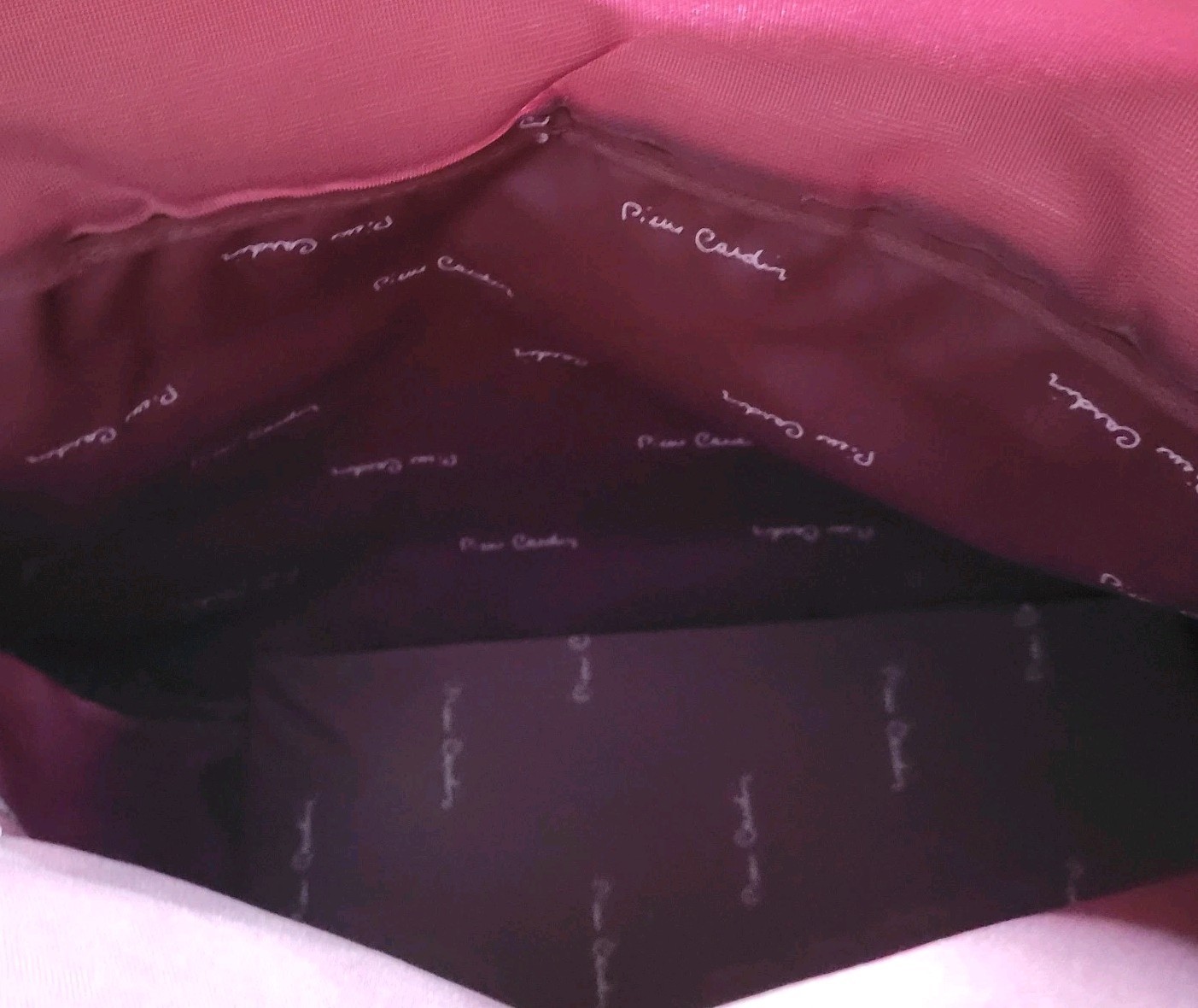 Pierre Cardin Soft Sided Carry On Burgundy Travel Tote