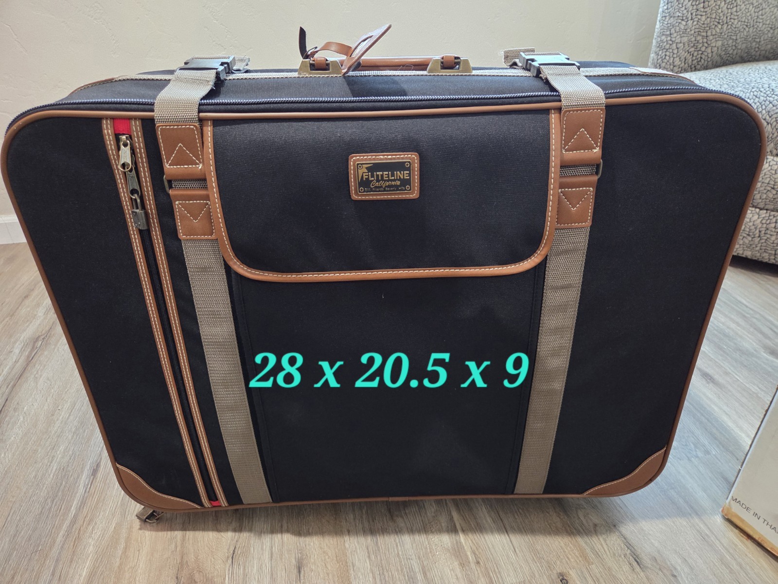 Vintage Ricardo Beverly Hills Luggage 3 Piece Set. 2 Pullman W/wheels 1 Garmment