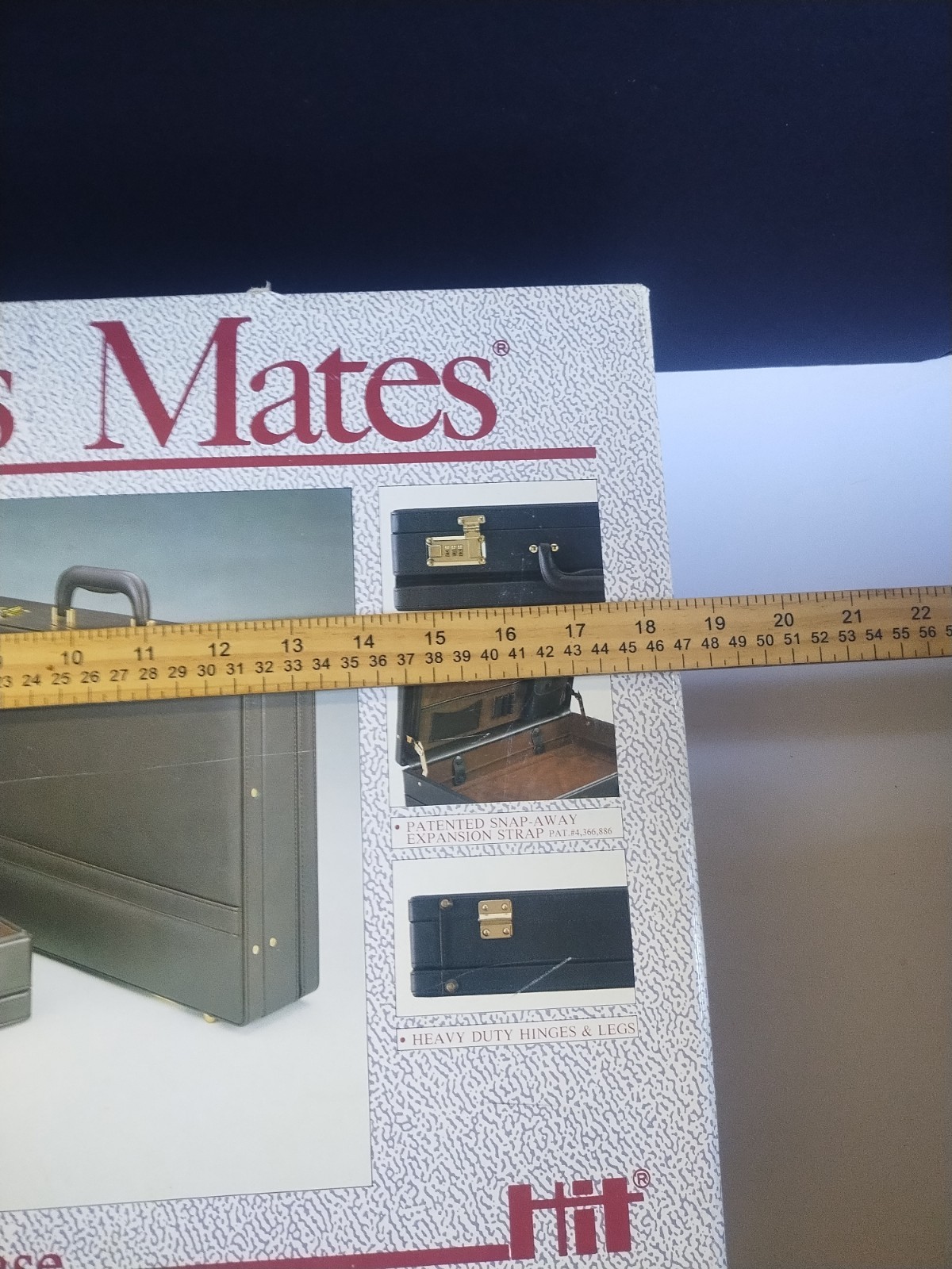 Vintage Hit Business Mates Expandable Attache Case Brown C11-8X