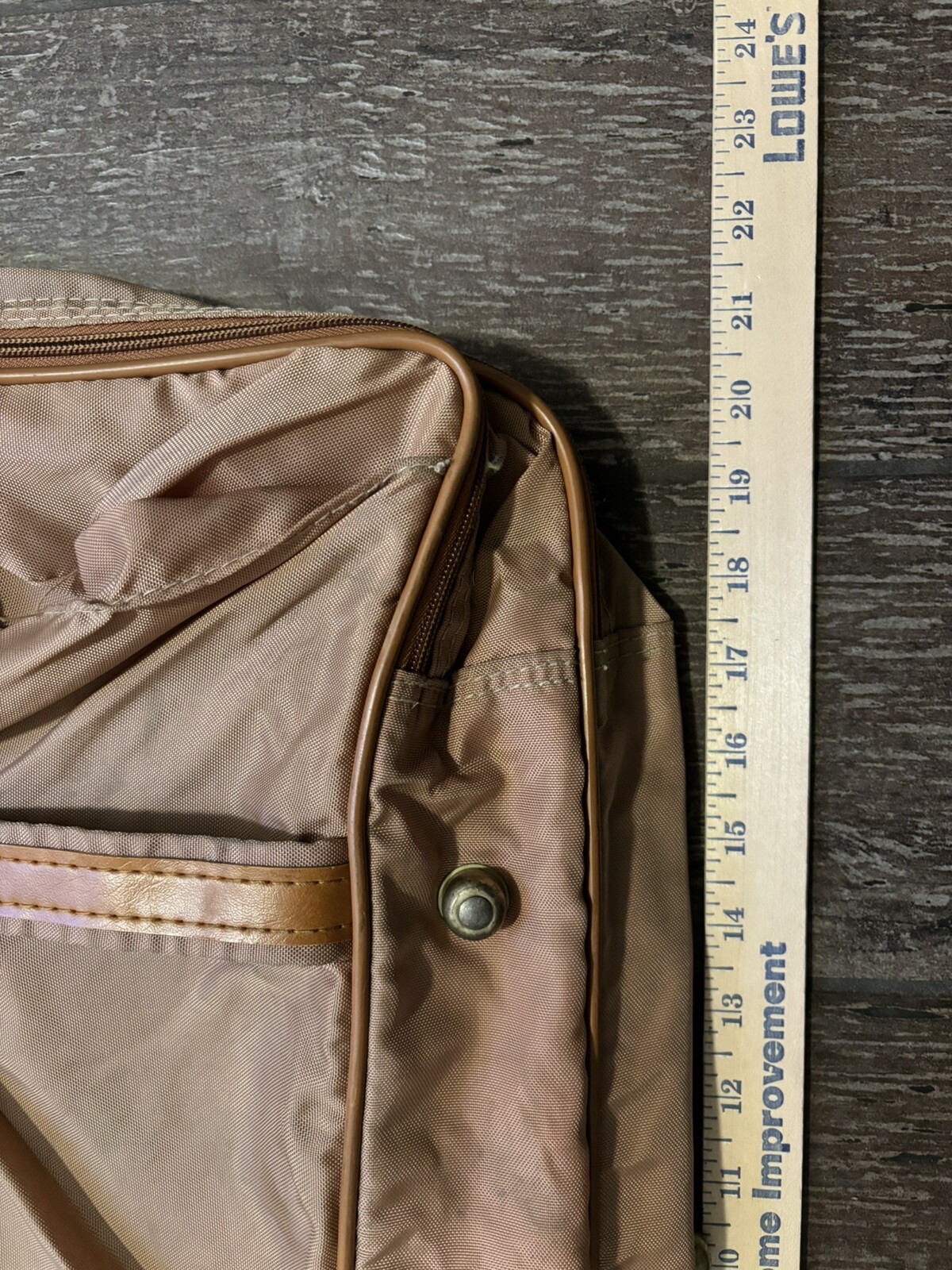 Vtg Hartmann? Bag Nylon Shoulder Strap Travel Luggage Messenger