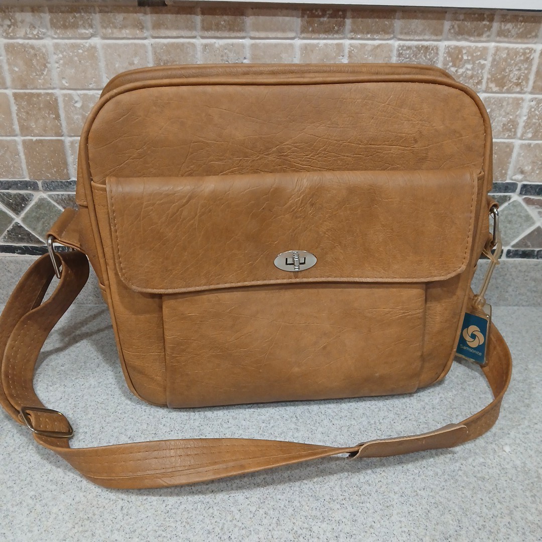 Vtg Samsonite Bag Carryon Overnight Messenger Shoulder Crossbody Courier Bag Vnc