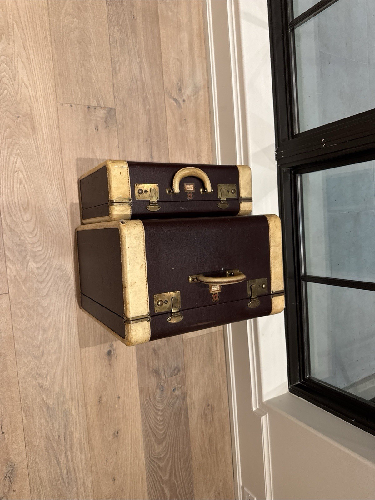 Two Vintage Suitcases Around -1950’s