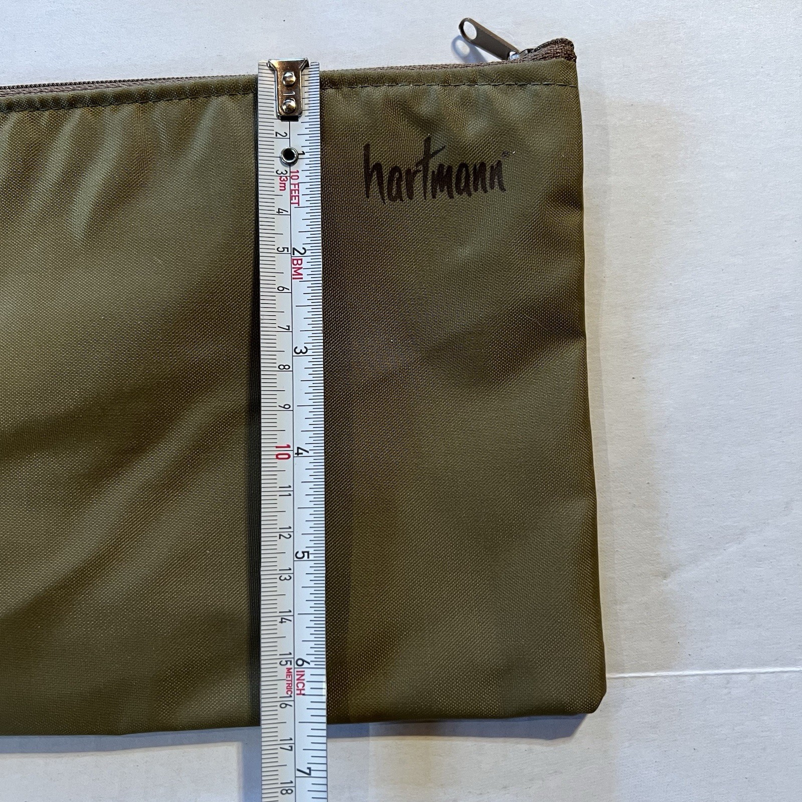 2 Hartmann Nylon Drawstring Shoe Bag & 2 Zipper Lined Pouch Case