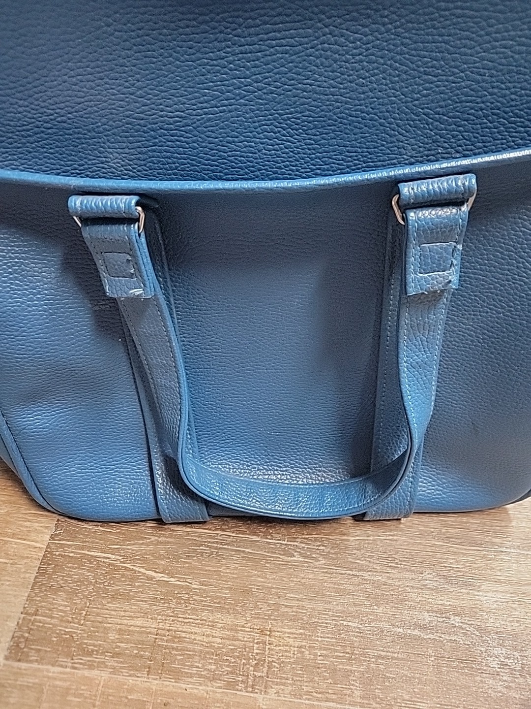 Samsonite Blue Silhouette Petite Tote Carry On Luggage Overnight Bag 14×14