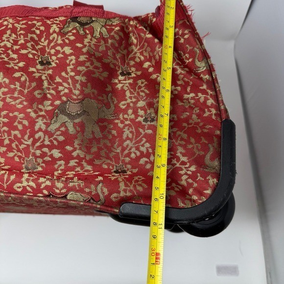 Rare American Flyer Luggage BudapestPersonal Bag Metalic Red Carry on