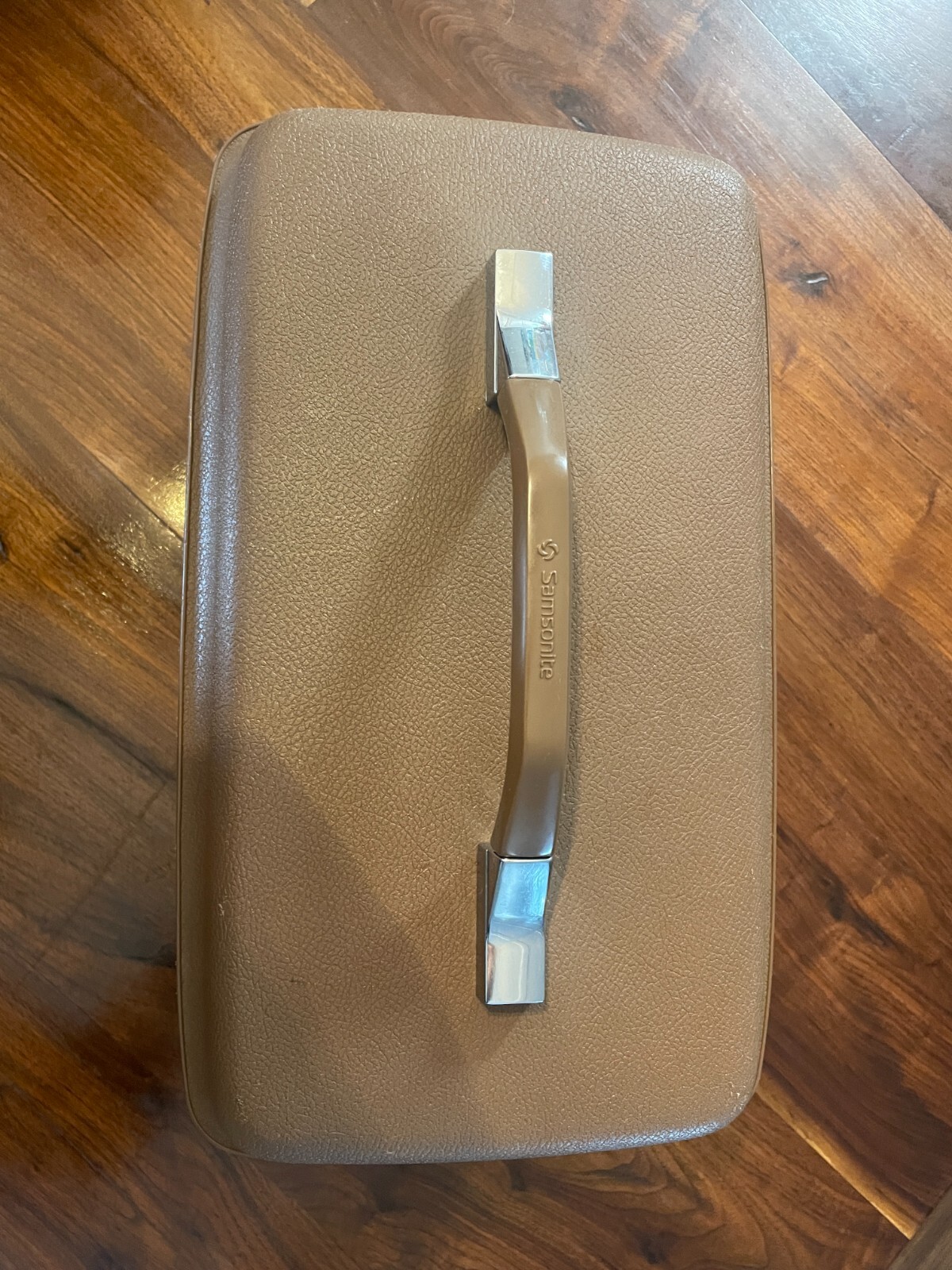 VTG Samsonite Train Case Montbello II Brown Luggage Case No Mirror or Tray