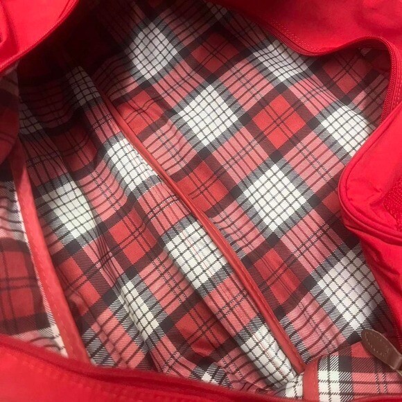 Vintage 1994 Marlboro adventure flannel lined deadstock duffel bag