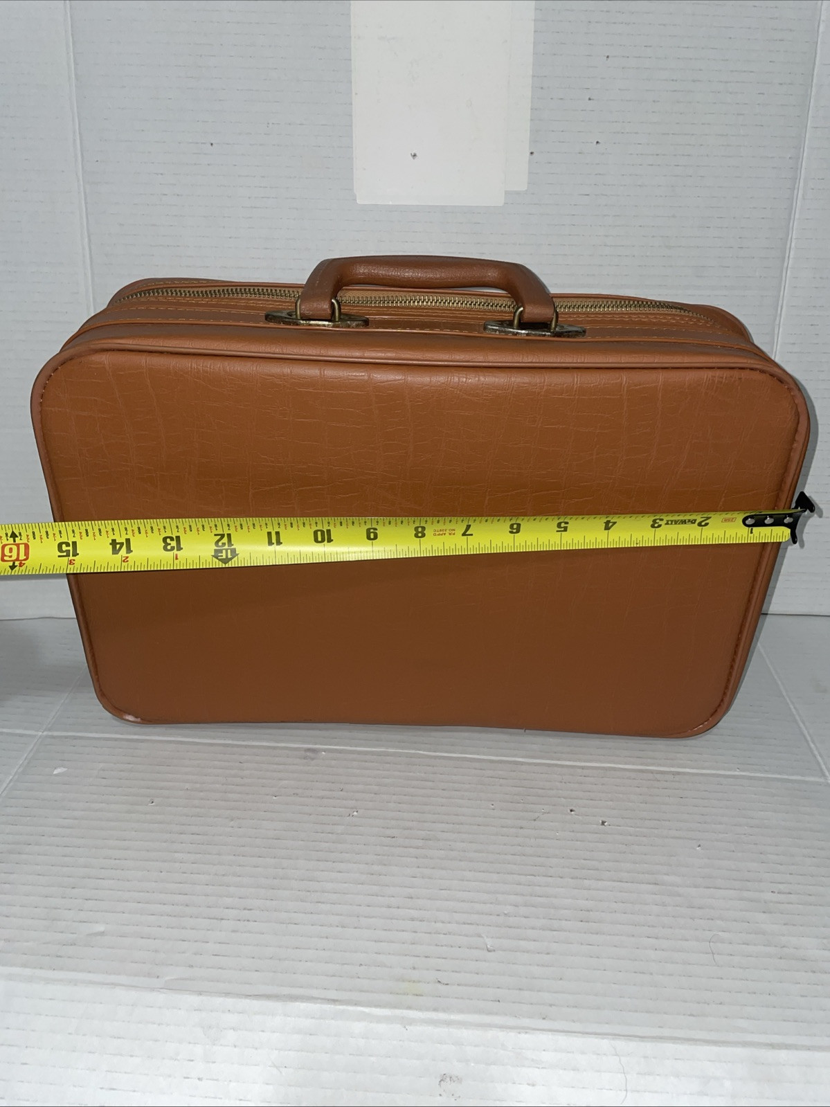 Vintage Bantam Travelware Suitcase Bag Excellent Brown