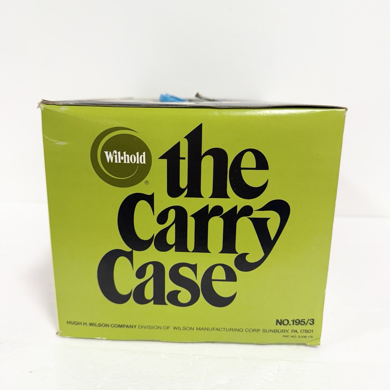 Vintage Wilhold Carry Case Blue Organizer Travel Makeup Hair Roller Box Tray MCM