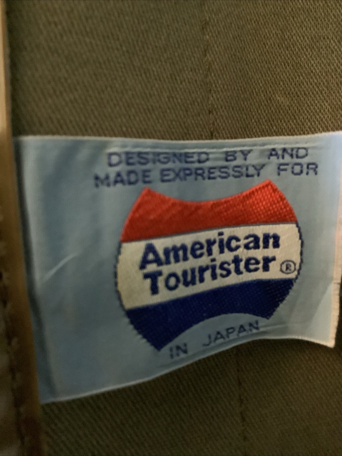 American Tourister Tote/Carry-on Shoulder Bag Made In Japan Brown Vinyl Vintage