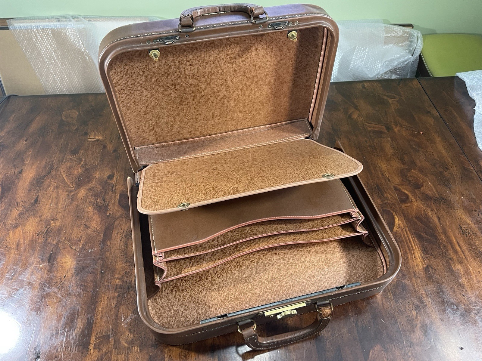 (Rare) Mid-Century SCHELL Snapak, Leather Luggage/Doctor’s~ Business Person Case