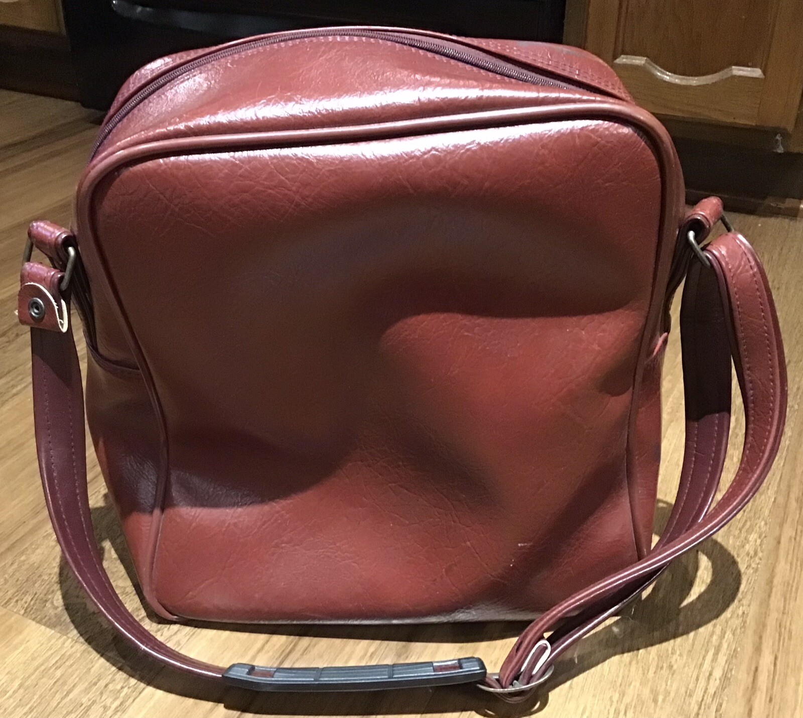 Vintage 70’s Samsonite Sonora Luggage Set Carry-On & Suitcase Burgundy Maroon