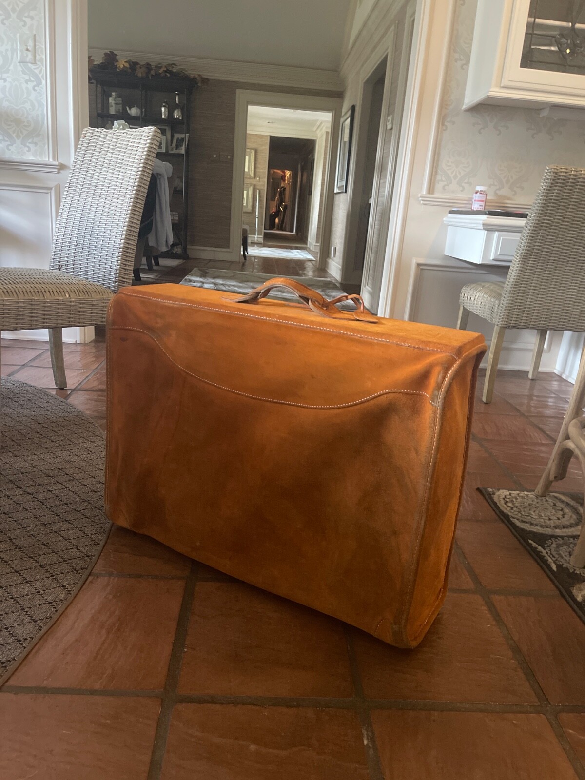 french brand suedd luggage vintage