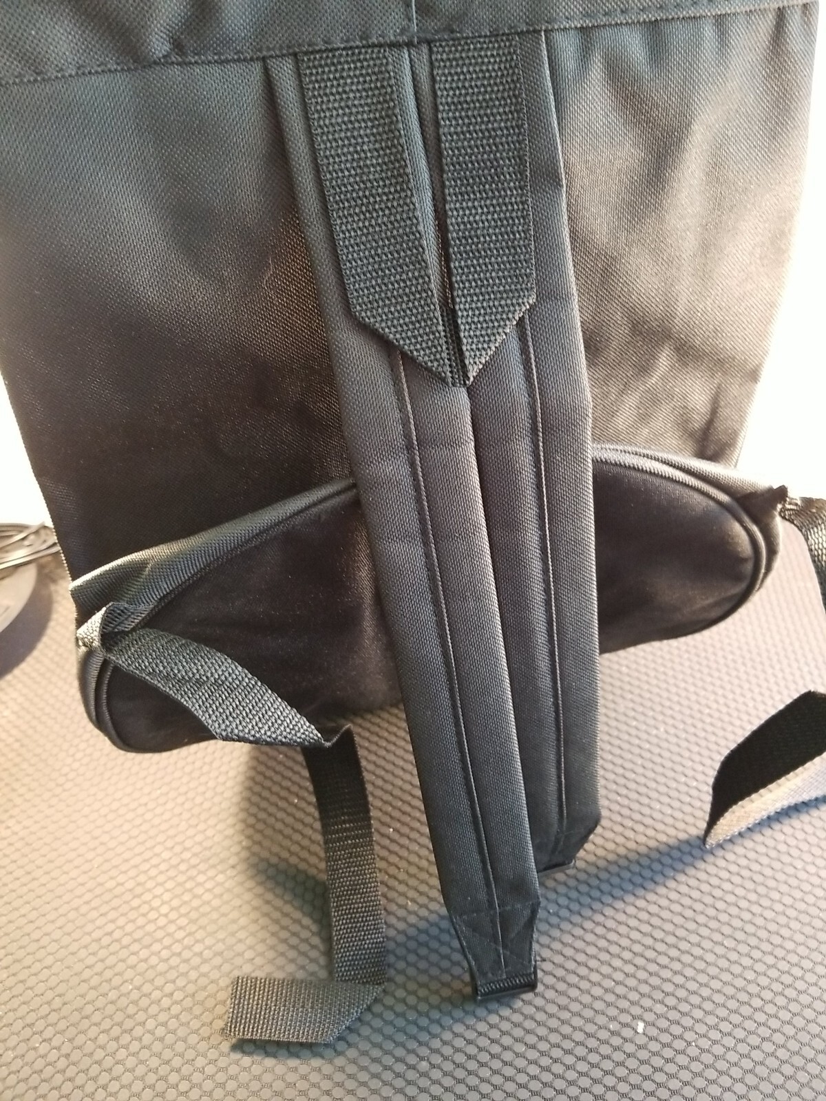 Enbroidered Antigua Bucket Backpack Tourist Bag with Straps Drawstring Closure