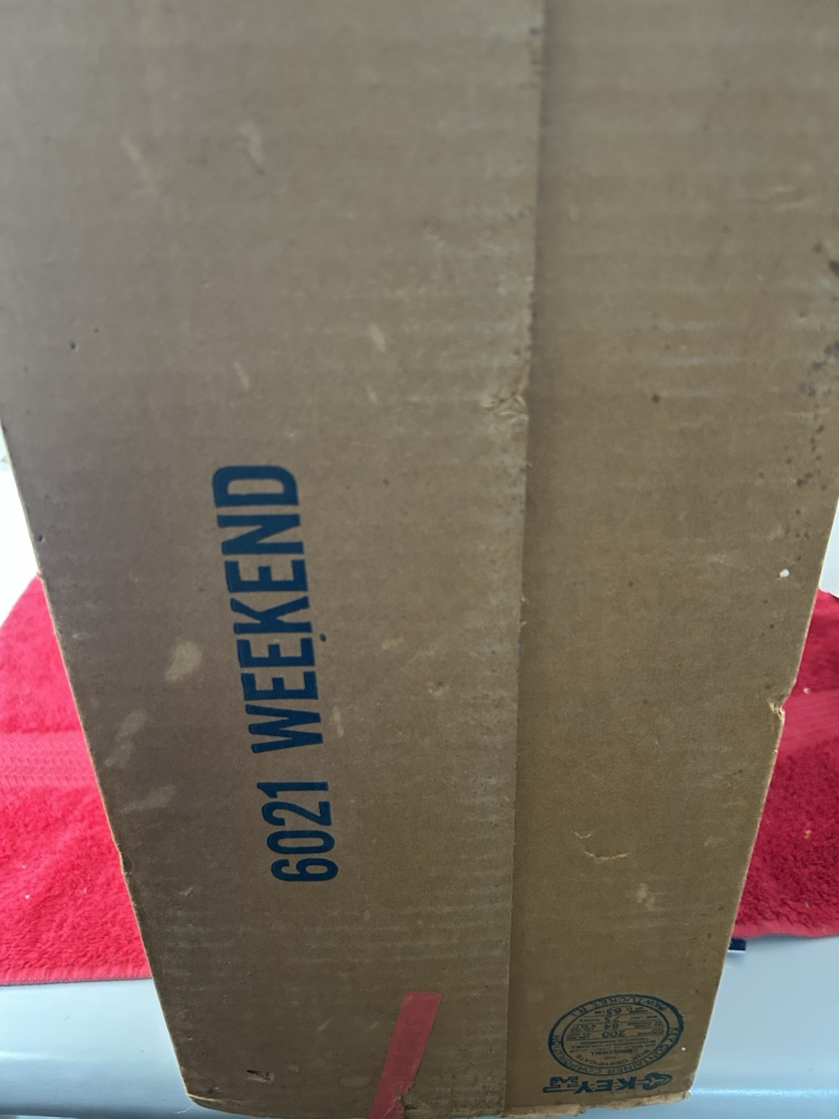 Escort Series Model 6021 21″ Gold Weekend Suitcase American Tourister W Box Rare