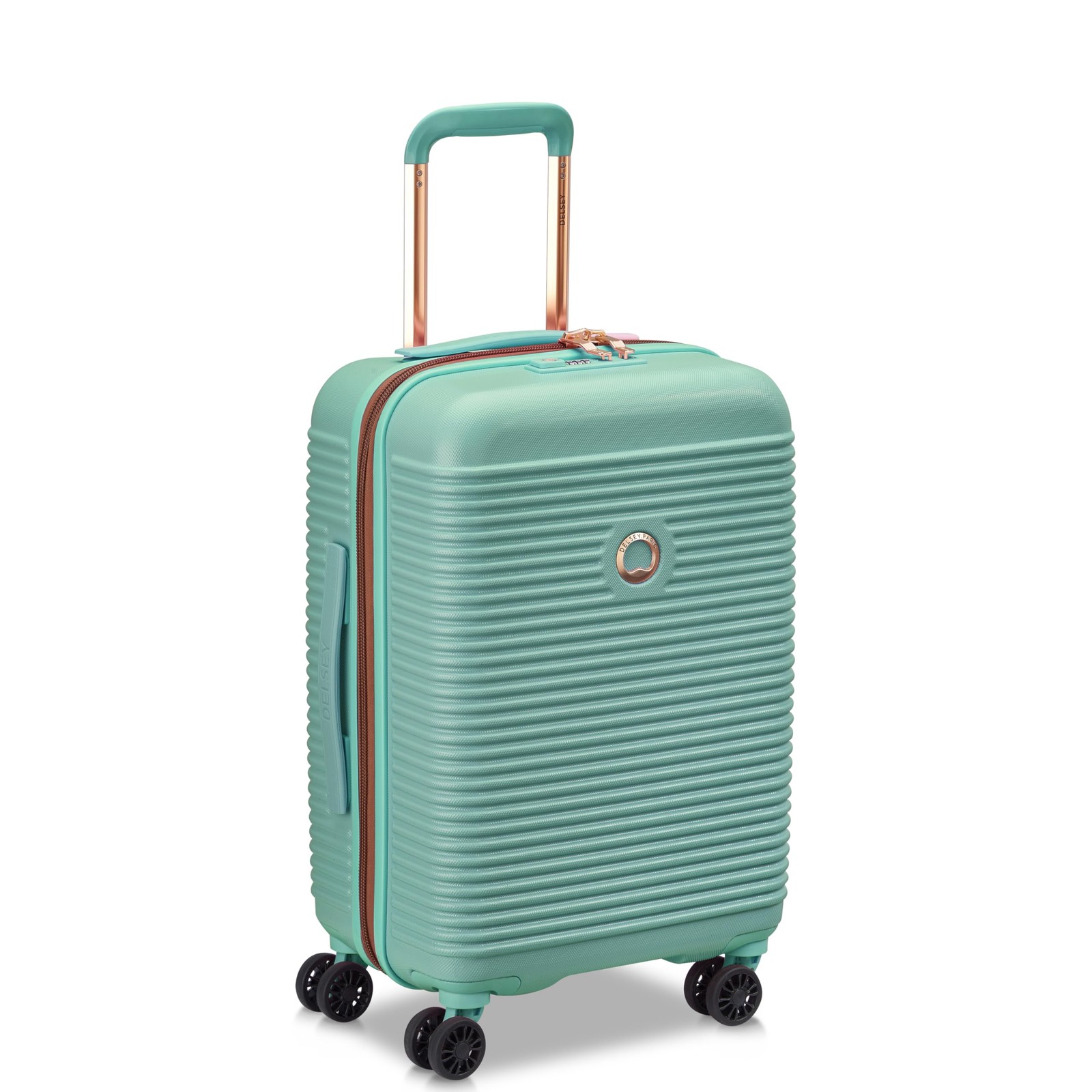 DELSEY Suitcase FREESTYLE Green 21 inch 6lb Carry-on allowed TSA lock