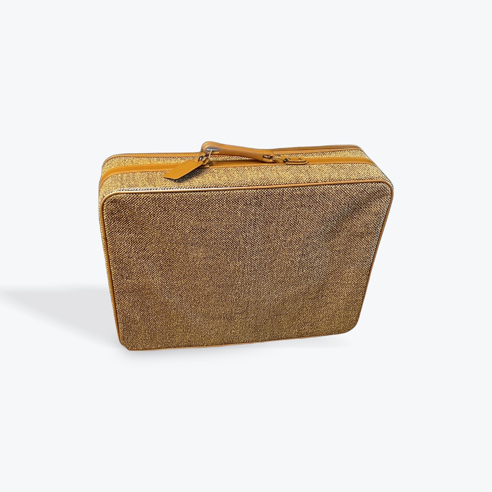 Vintage American Flyer Tweed Suitcase