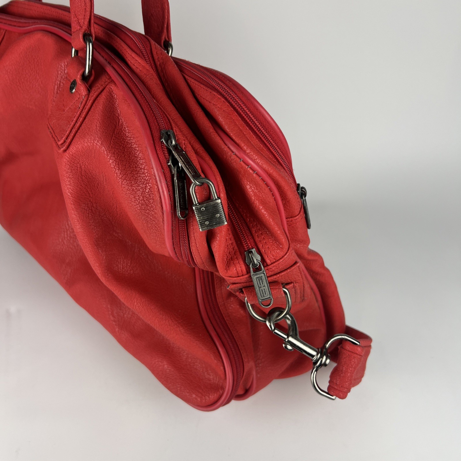 Amelia Earhart Coca-Cola Red Travel Duffel Shoulder Bag Vintage