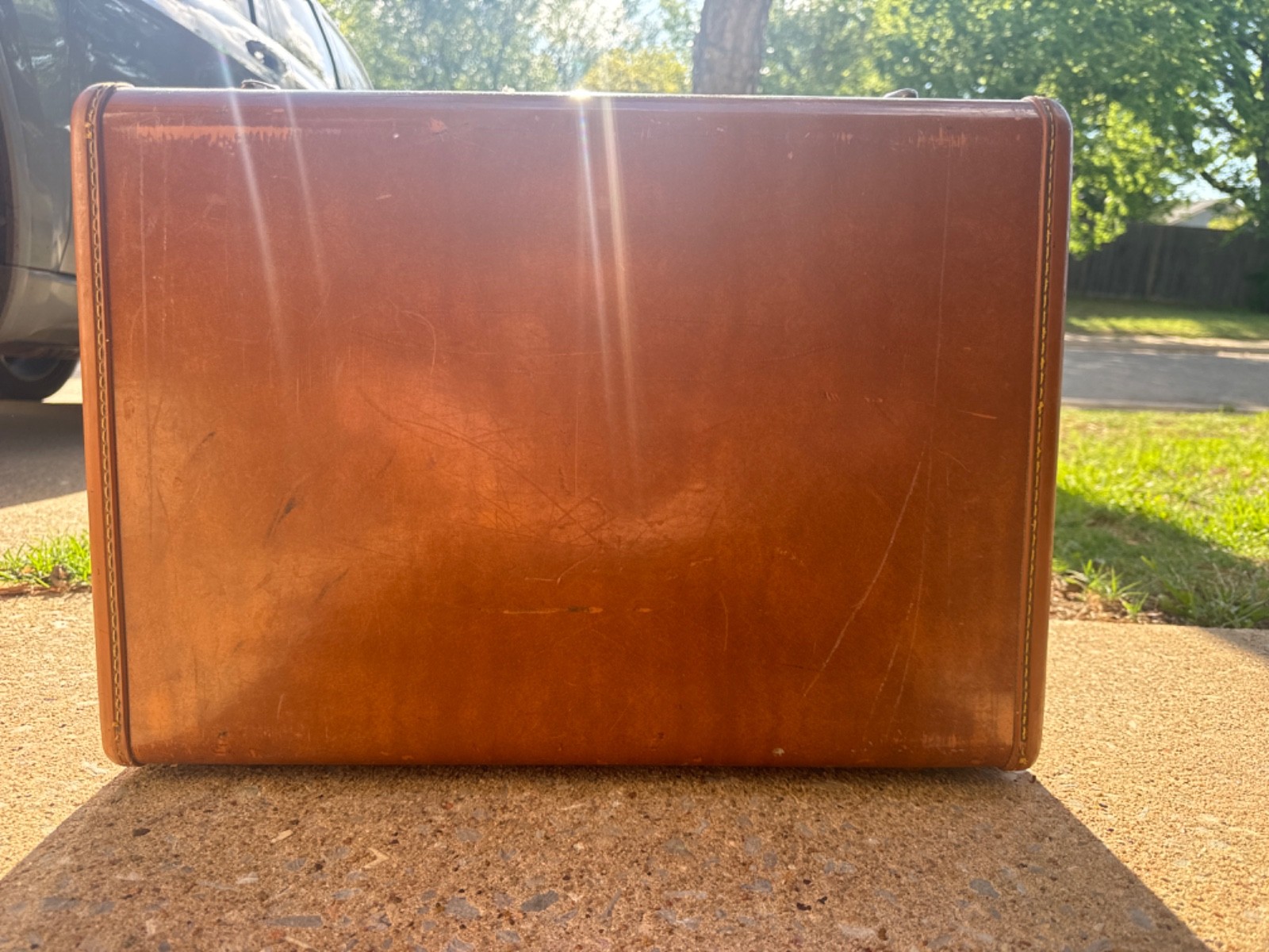 Samsonite Streamlite Style 4632 Suitcase Luggage Vintage 1940s 1950s **No Key