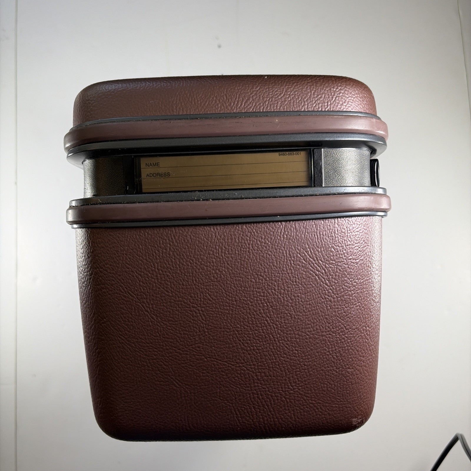 1987 Samsonite Silhouette 4 Train Case Makeup Vanity Luggage Mirror Tray