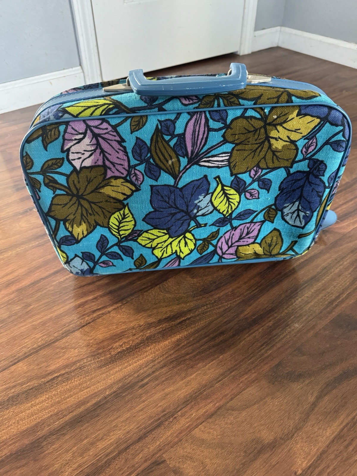 Vintage Japan Three Piece Suitcase Set Flower Power