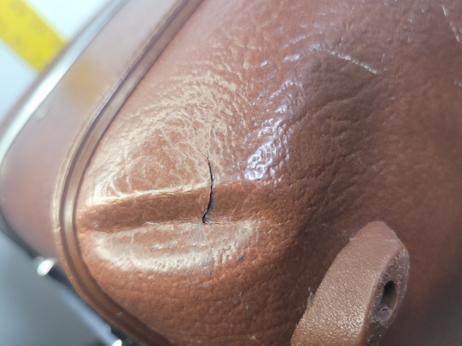 Vintage American Escort Tourister Brown Hardshell Makeup Lock Combination
