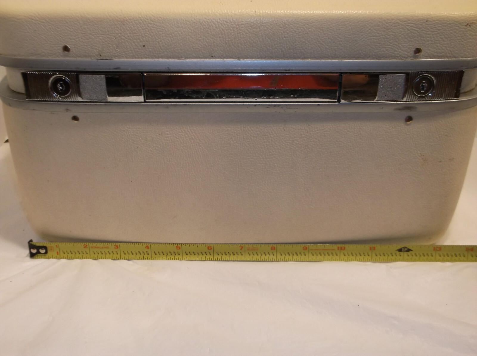 Vintage Samsonite Travel Case Horizon White Train Cosmetic Makeup Carry-on