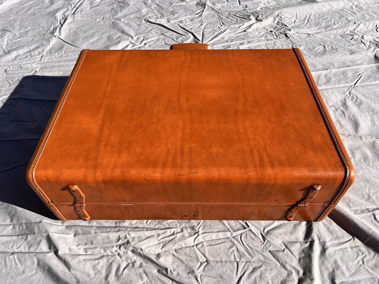 Samsonite Streamlite Style 4635 Suitcase Luggage With Key! Vintage 1940s 1950s