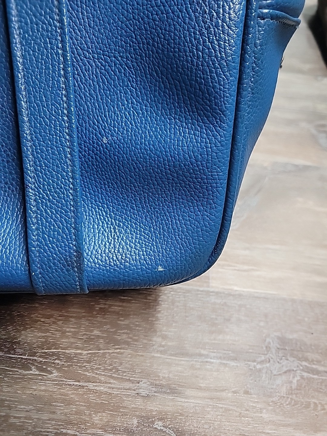 Samsonite Blue Silhouette Petite Tote Carry On Luggage Overnight Bag 14×14
