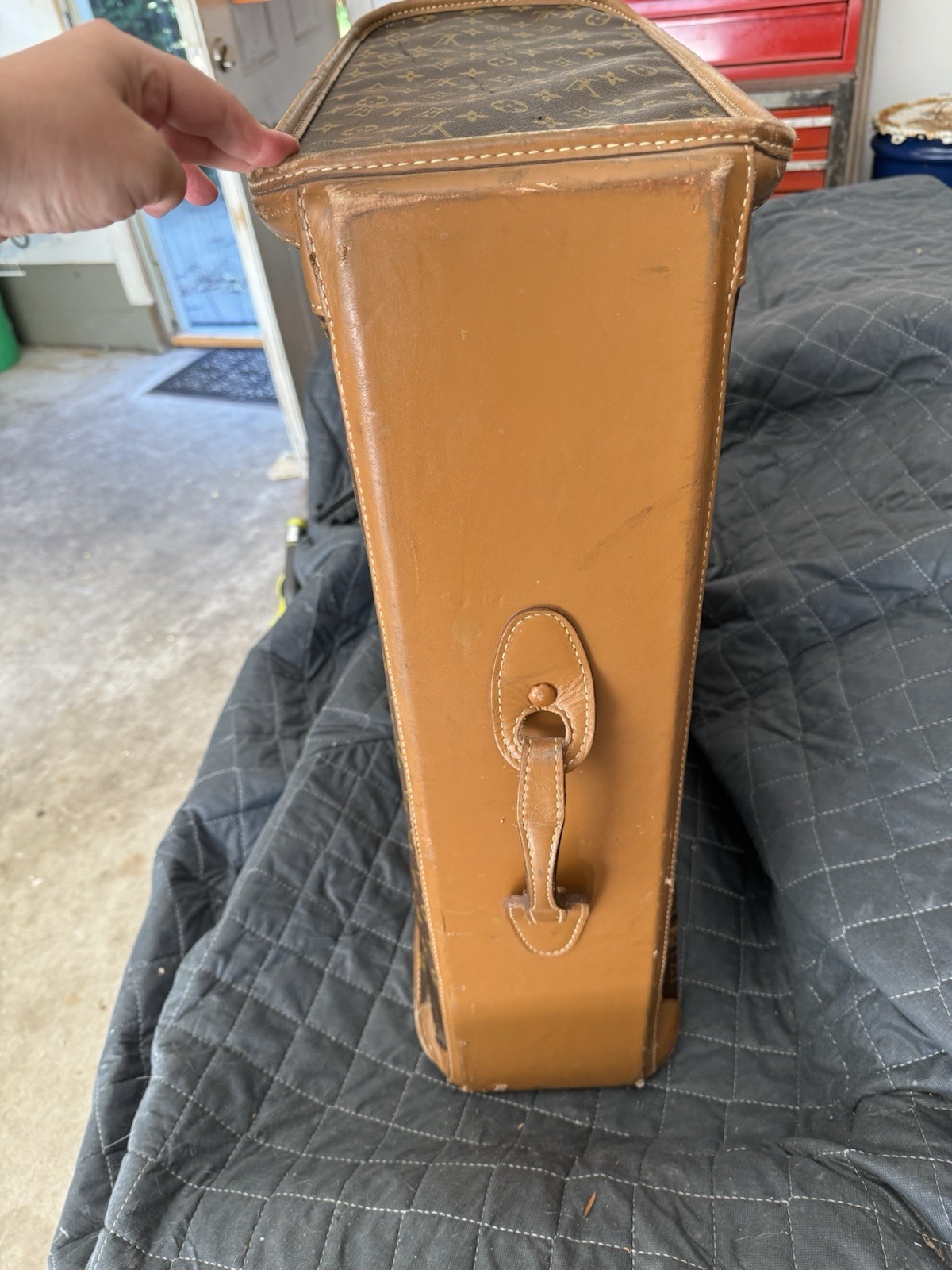 Louis Vuitton Brown Monogram 1970s Vintage Pullman Canvas Suitcase
