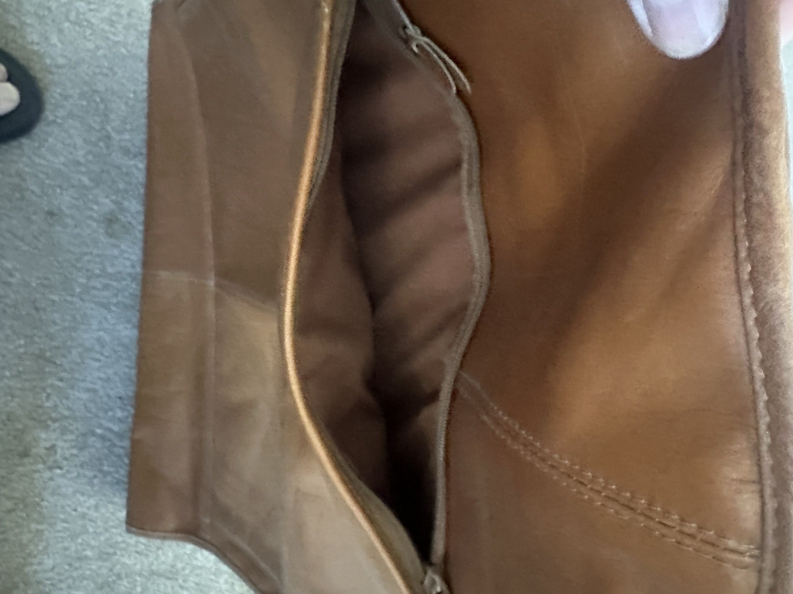 Vintage Colombian Leather Garment Bag