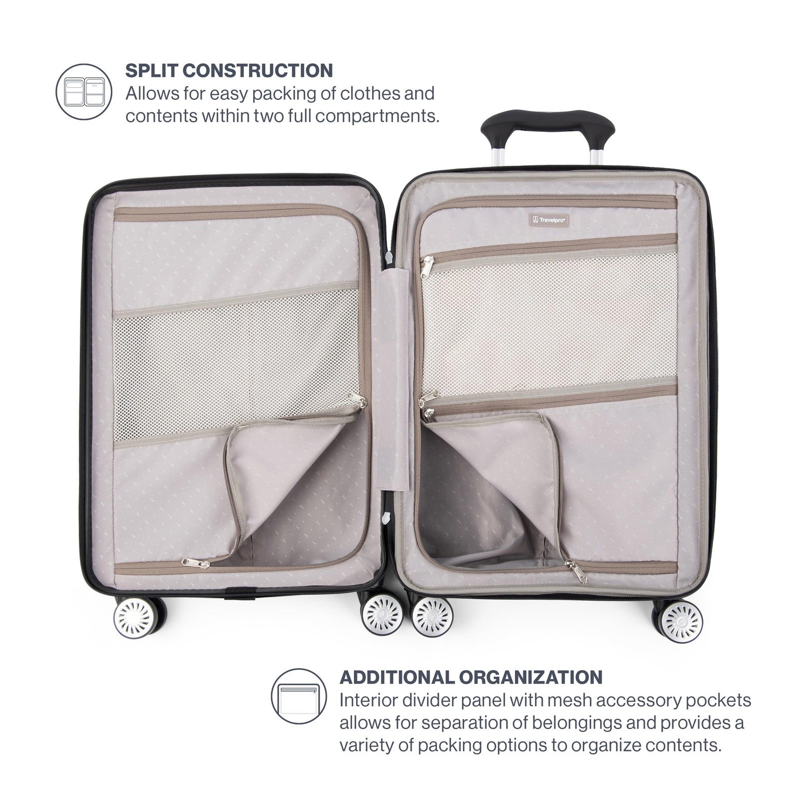 Travelpro Pathways 3 Hardside Expandable Luggage 8 Spinner Wheels Lightweight