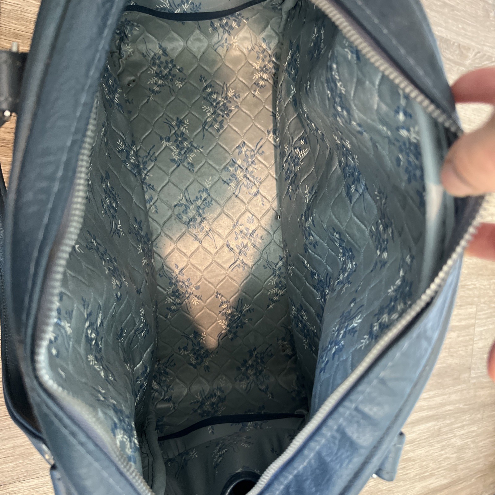 Vintage Blue American Tourister Escort Travel Carry-on Bag Retro Overnight Bag