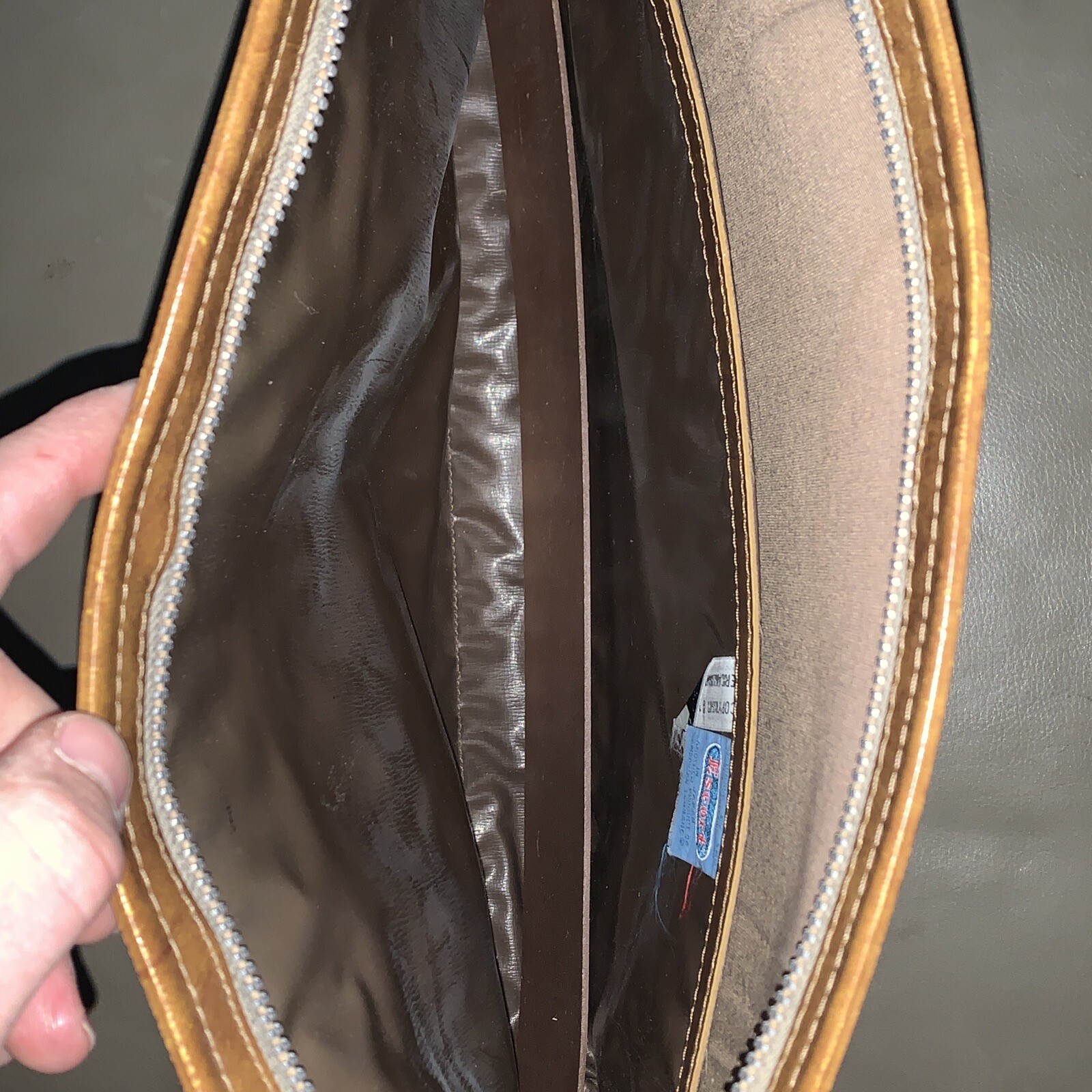Vintage Attache Briefcase American Luggage 1975 Escort Bag No Handles VTG