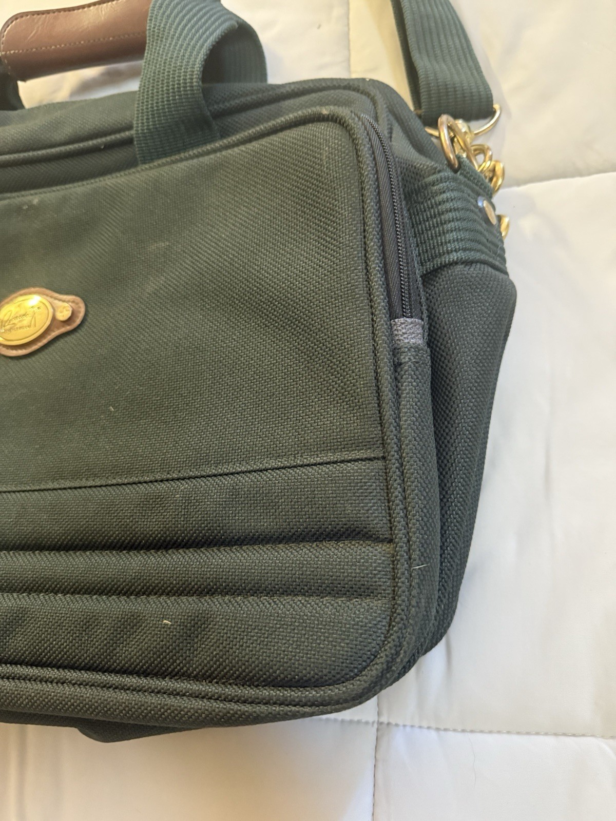Vintage Ricardo Beverly Hills Santa Cruz Travel Laptop Bag | 16” x 13” Carry-On