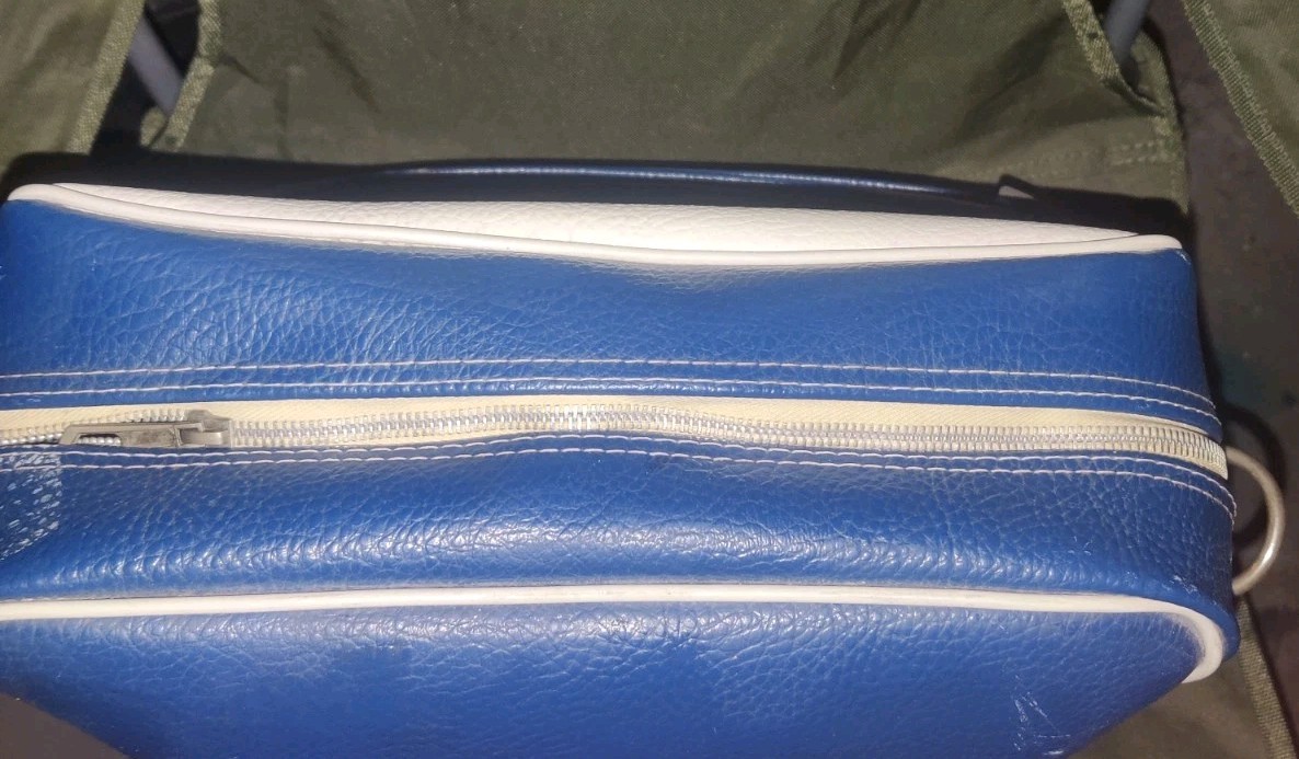 VTG. 1960s “AMERICAN EXPRESS WORLD TRAVEL SERVICES” CARRY ON BAG TOTE 10/10cond