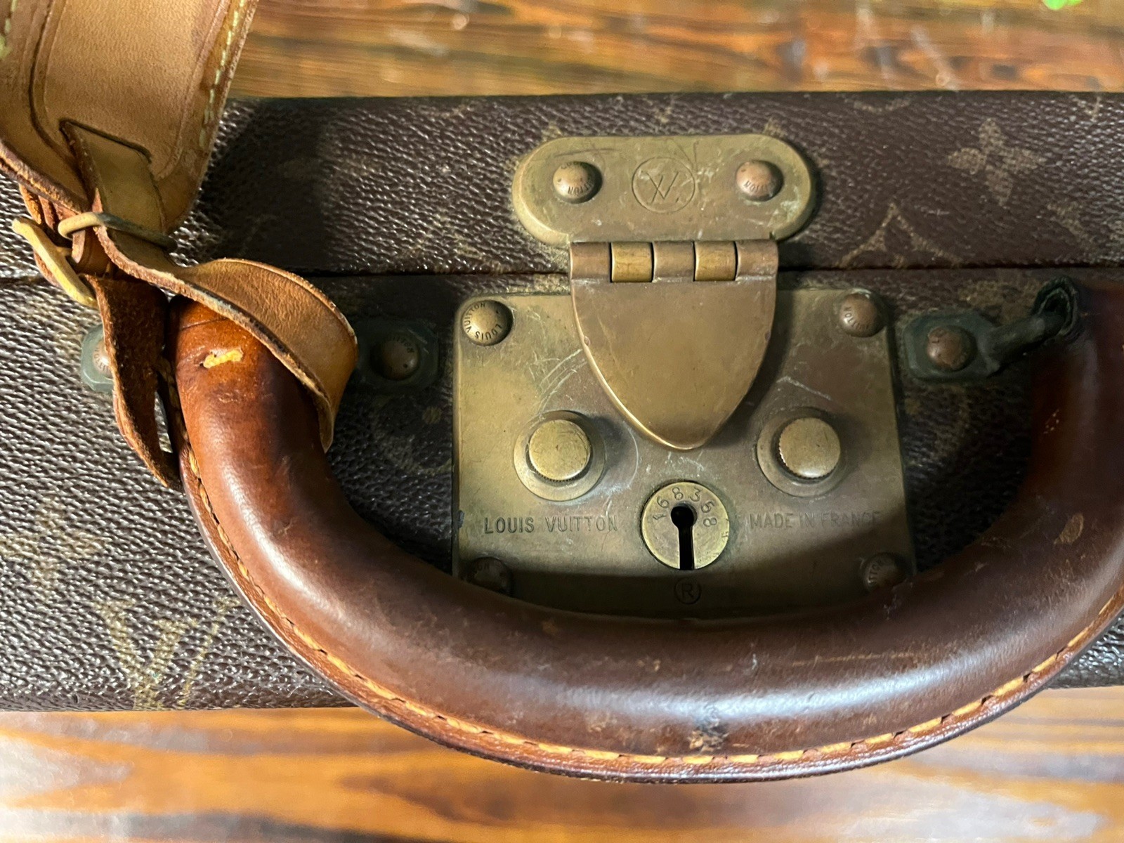 Louis Vuitton Monogram Vintage Cotteville Hard Sided Trunk