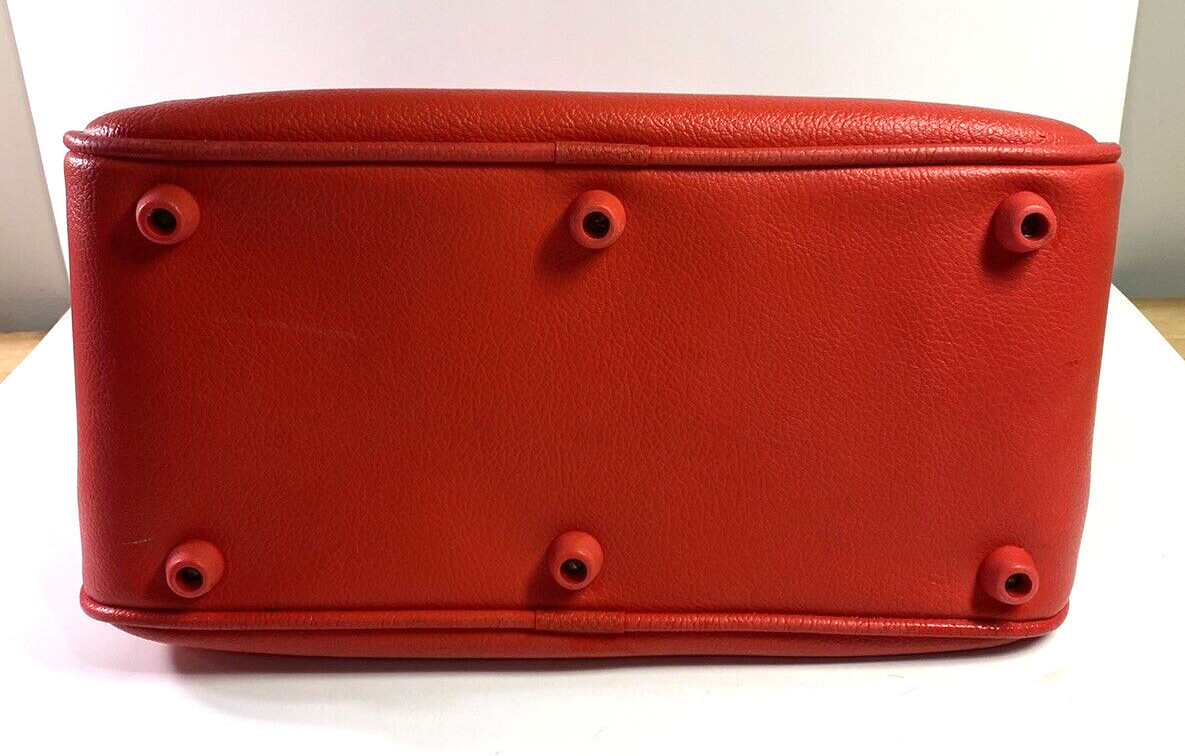 Vintage Red American Tourister Carry On Overnight Tote Bag Train Case Luggage