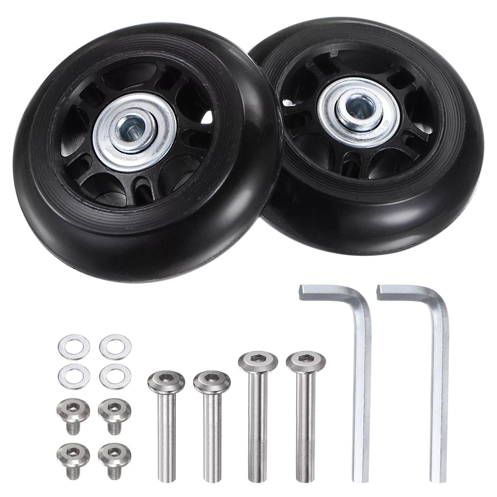 70x24mm Luggage Wheels Kits Replacement Parts Suitable for wheelchairs