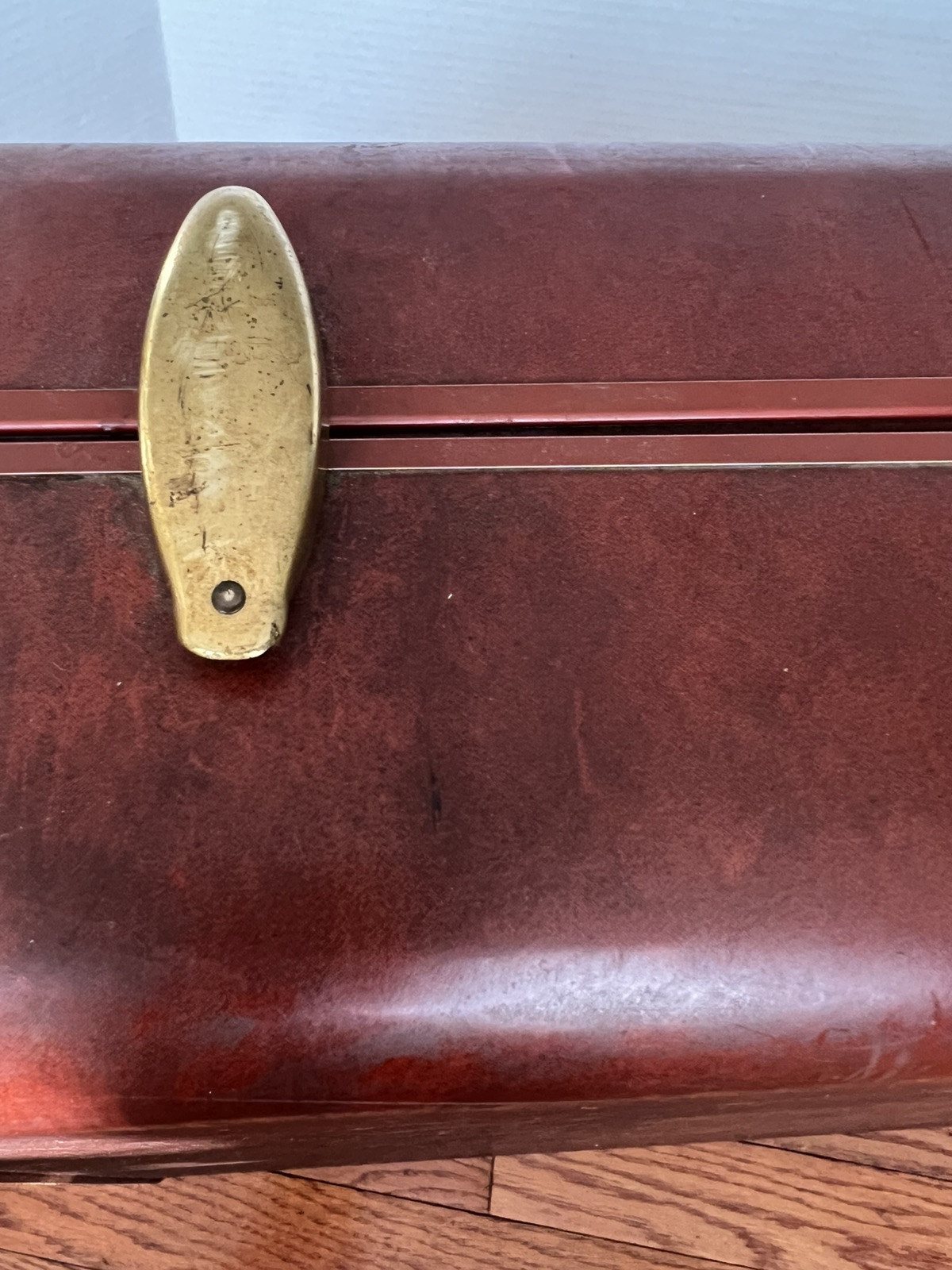 VTG 50s Samsonite Streamlite 24”Suitcase Hardcase Disney Vegas Decal Airline Tag