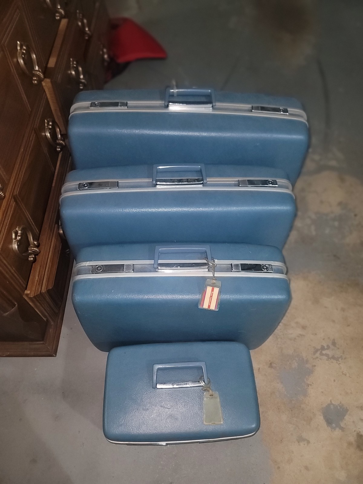 Samsonite Royal Traveller suitcases 1960 Set