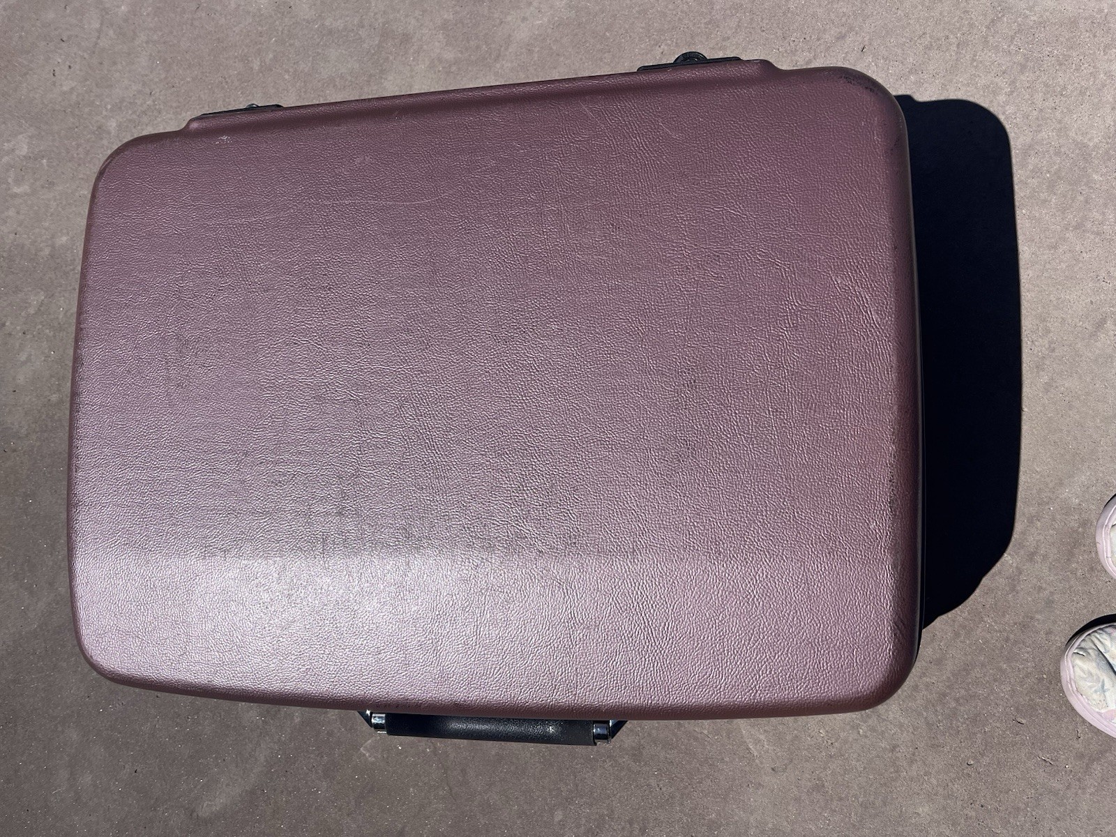 Vintage Samsonite Silhouette 4 Rolling Suitcase & Cosmetic Case Carry On w/Keys