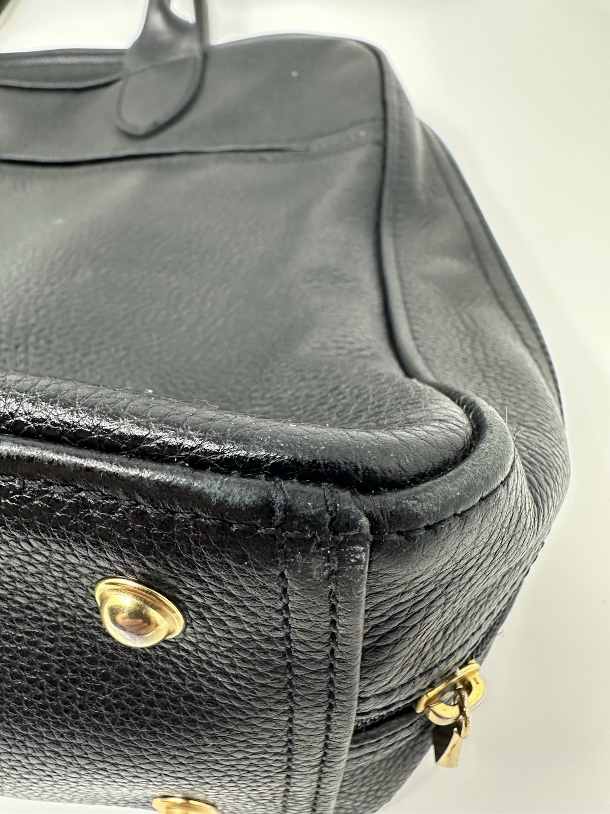 Longchamp Leather Bag Briefcase Style 10”x14”x4”