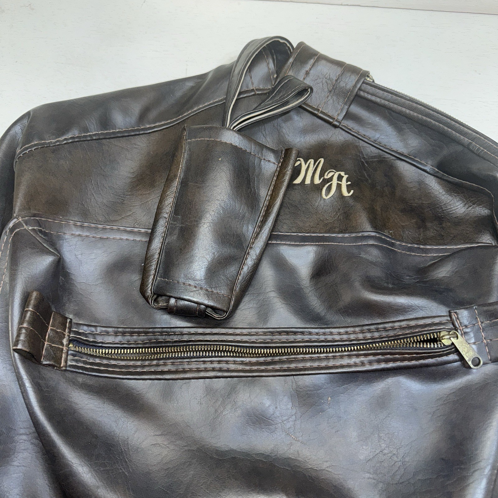 Vintage Abdalla Of Atlanta 40 ” Suit Garment Bag With Gun Holder