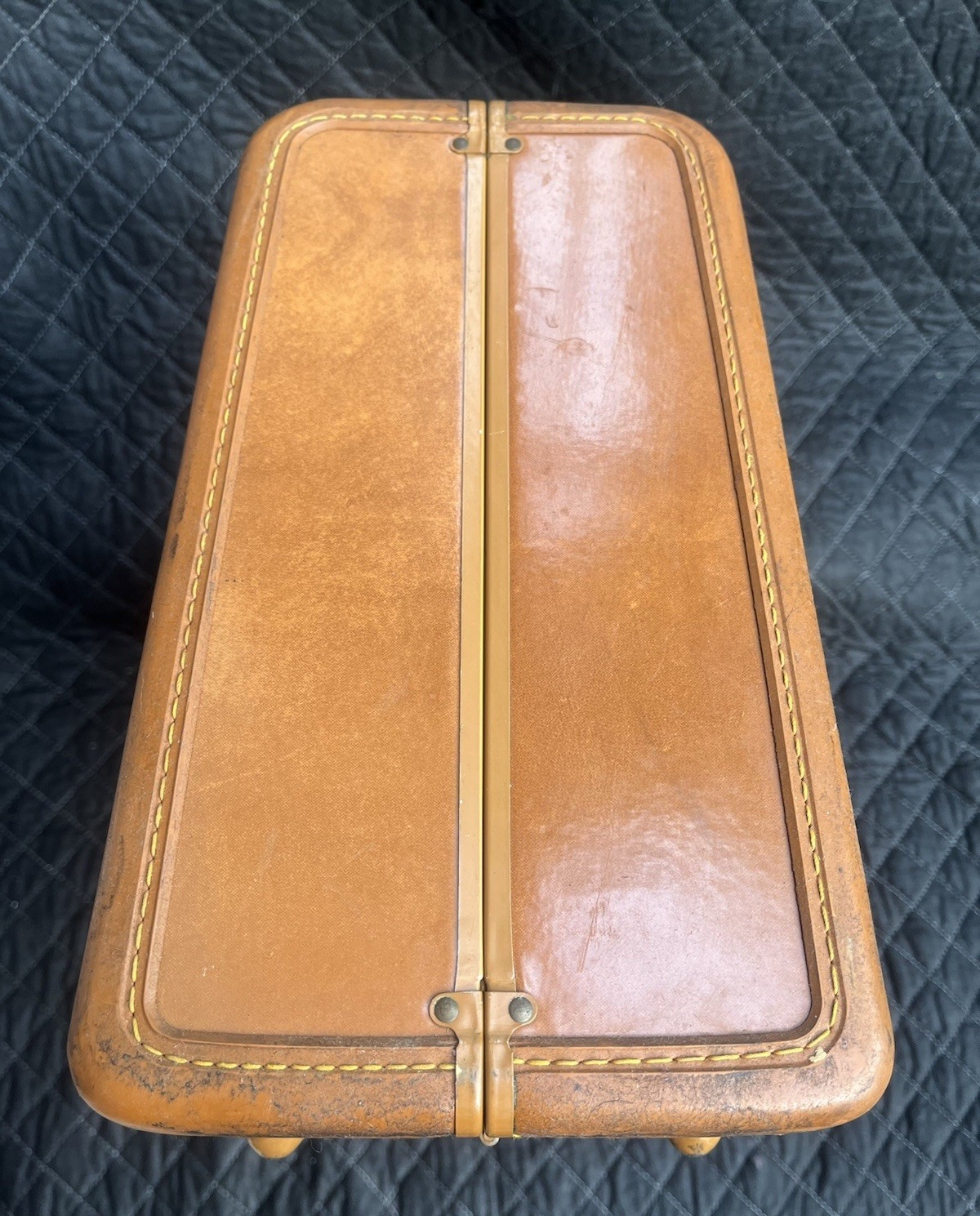 Vintage Samsonite Shwayder Bros Brown Hard Shell Suitcase 21.5” Case